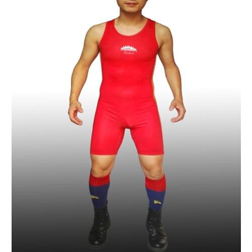Badiace Custom Logo Tight Wrestling Singlet Gym Power Weight Lifting Outfit Man Tights One Piece Fast Speed swimsuit Run Suit