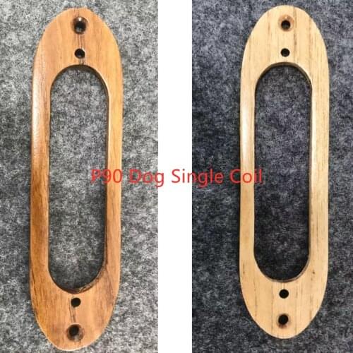 3pcs hand made Solid Ailanthus wood STRATOCASTE NECK PICKUP Mounting Ring#2987