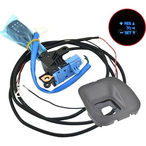 Cruise Control Switch With Light 84632-34011 For Toyota RAV4 2009-2013 Corolla Black Steering Wheel Cover Car Accessories