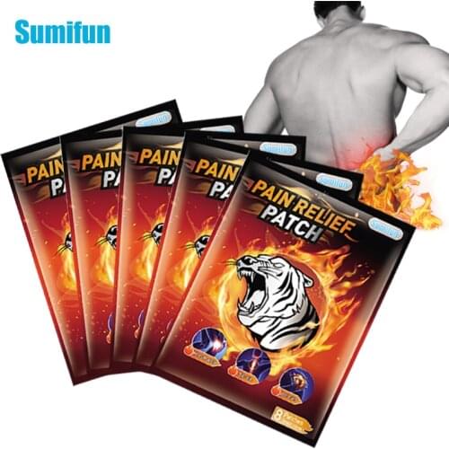 Sumifun 40pcs Tiger Blam Patches Chinese Herbal Analgesic Arthritis Plaster For Neck Cervical Joints Muscle Pain Relief Cream