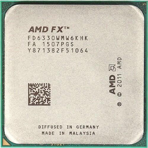 AMD FX 6330 3.6GHz Six-Core CPU Processor FD6330WMW6KHK Socket AM3