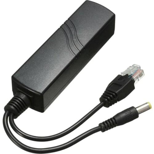 5V / 2A Power Over Ethernet POE Splitter 10/100Mbps Adapter IEEE 802.3af/at