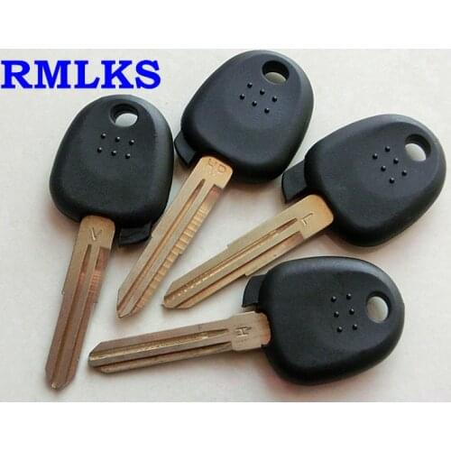 RMLKS Car S V L H HP Key Blade Transponder Chip Key Case Shell For HYUNDAI Coupe Tucson Elantra Accent Santa Fe i10 Uncut Blade