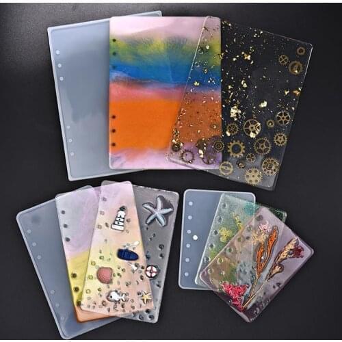 1PCS Notebook Handcraft Silicone Mold Epoxy Tools DIY Resin Molds For Jewelry Craft Book Resin Craft Handmade Molds A5 A6 A7