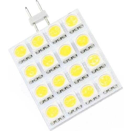 10pcs/lot Downlight G4 LED Bi-polarity Capable 16LED 5050smd 12VDC&12VAC&24VDC&24VAC Square Shape Long Working Life