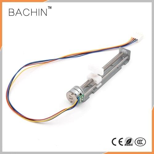 12V Stepper Motor 80mm Sliding Stroke Motor For Mini Laser Engraving Machine