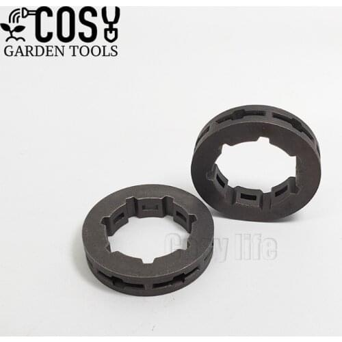 2Pcs 3/8" 7T 22mm Clutch Rim Sprocket For Husqvarna Chainsaw 61 66 266 268 272 362 365 371 372 385 Chainsaw 68210 Replace Part