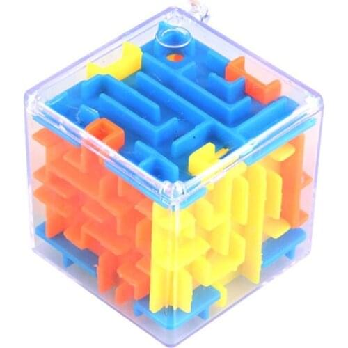 3D Maze Magic Cube Puzzle Speed Game Toys Baby Labyrinth Puzzle Funny Intelligence Educational Toys Portable Kid Christmas Gifts