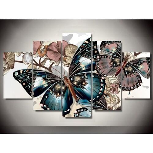 5d diy diamond embroidery colorful butterfly diamond painting Cross Stitch full drill Rhinestone mosaic Multi-picture TSK-05