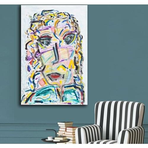 Large Size Abstract Oil Painting Joni Mitchell Painting Home Decor On Canvas Modern Wall Art Canvas Print Poster Canvas Painting
