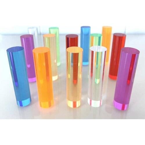 Freeshipping Acrylic PMMA Royal Pantinated Rod Pipe Handrail Railing Handle