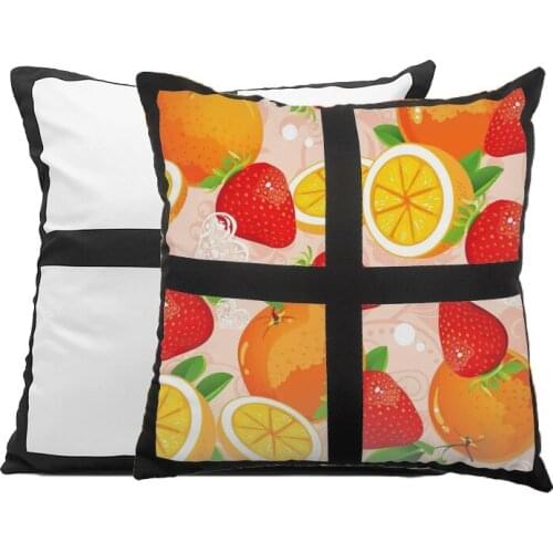 Free Shipping New style Blank sublimation four - palace Pillowcase For Both Sides Sublimation INK Print DIY Linen