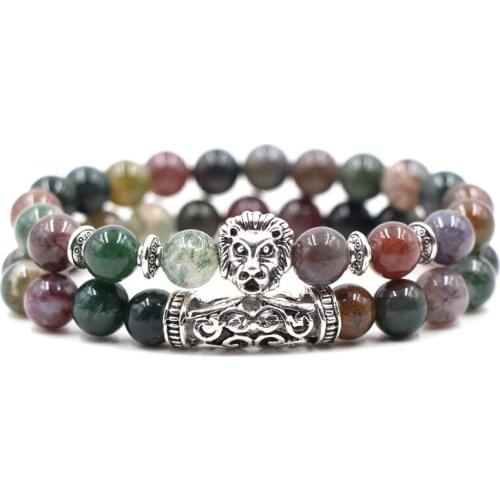 Colour mixture Lava Natural Stone Beads Bracelets Women Vintage Design Volcanic Rock large meatball Bead Strand Bracelet Jewelry