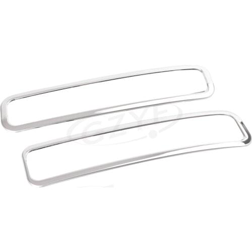 Auto Car Rear Fog Light Lamp Covers Deco Trims for Cadillac SRX 2010 2011 2012 2013 2014 2015 ABS Plastic 2pcs