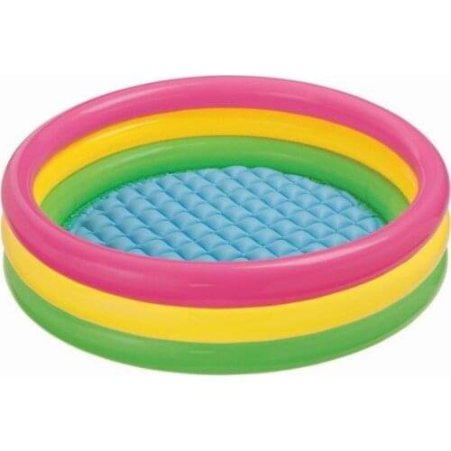 2021 New Baby Summer Water Play Toy PVC Thickened Swimming Pool Inflatable Basin Bathtub Bath Tub Round Lovely Pool