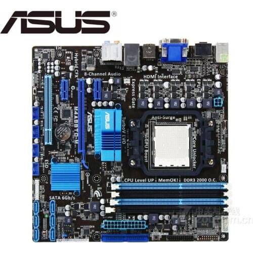 For ASUS M4A88TD-M original motherboard for AMD Socket AM3 DDR3 USB2.0 16GB 880G desktop motherboard