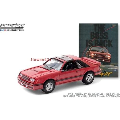 GreenLight 1:64 1982 Ford Mustang GT boutique alloy car toys for children kids toys Model original box