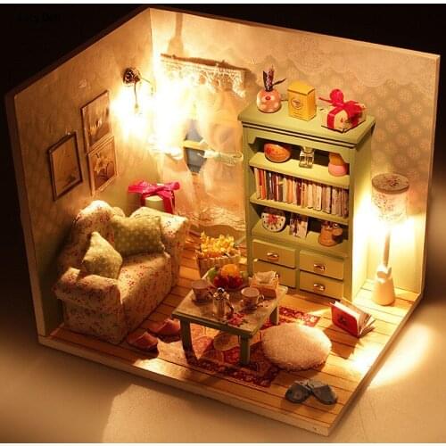 DIY Doll House Hand Assembled Model Romantic Summer Lazy Time Blooming Banxia Valentines Day Gift Birthday Gift