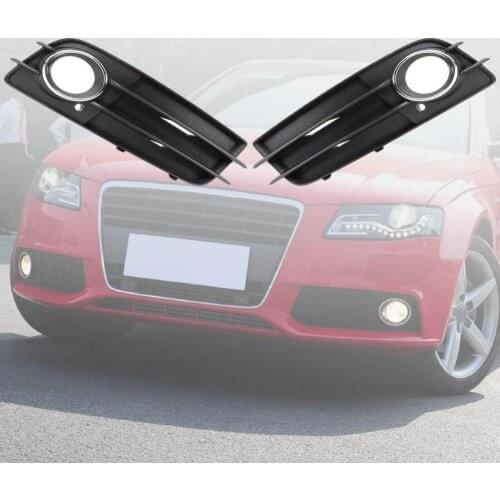 L/R Fog Light Grille Anti-collision Fog Lamp Bezel 8KD807681C 8KD807682C for Audi A4 2009 2010 2011 2012 left and right side