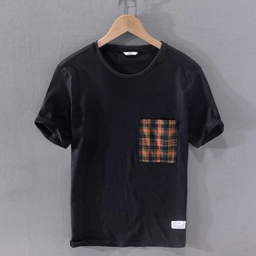 2020 Summer new style short-sleeved brand men t shirt fashion casual black t-shirt for men comfortable o-neck tshirt mens