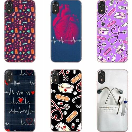 Nurse Medical Medicine Health Heart For HTC U11 Life Capa U11 Plus U 11 U12 Life Soft Pattern Phone