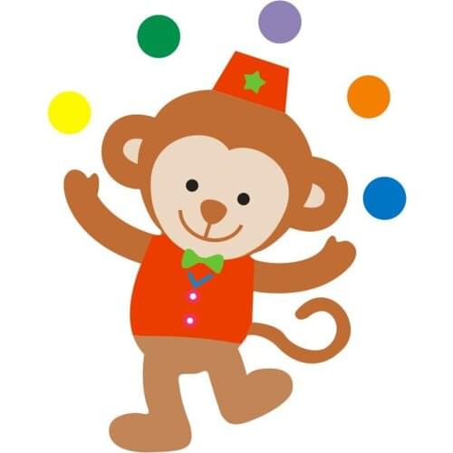 Metal Little monkey juggling paper die cutting dies for Scrapbooking/DIY Easter wedding Halloween Easter card