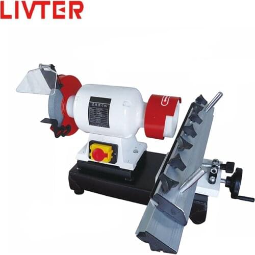 LIVTER multifunctional kitchen straight knife sharpening machine / woodworking flat blade grinding sharpener