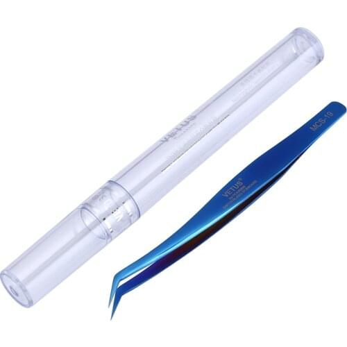 Stainless Steel Original VETUS Tweezers Pincet Pinzas VETUS MCS-19 Precision Tweezers For Electronic Mobile Phone Repair Tools