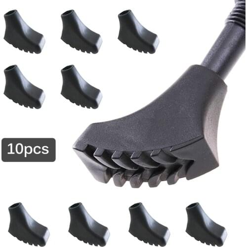 10pcs Rubber Basket Snow Sport Trekking Pole Walk Stick Outdoor Camping Rubber Durable Climbing Alpenstock Hike Protector Cap