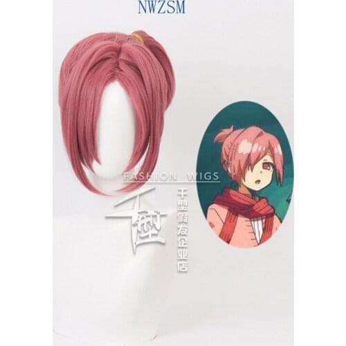 Jibaku Shounen Toilet-bound Hanako kun Mitsuba Ponytail Short Wig Cosplay Costume Heat Resistant Synthetic Hair Men Women Wigs