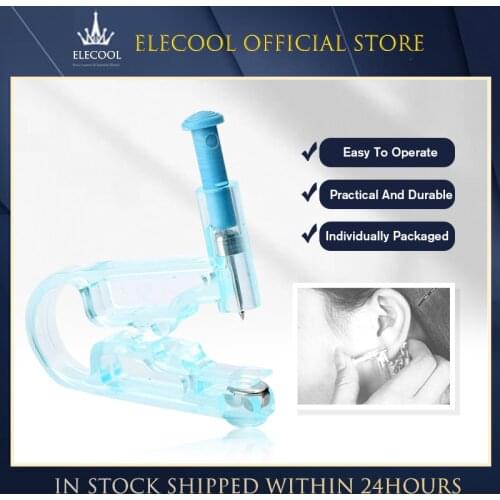 1PC Disposable Sterile Ear Piercing Gun Cartilage Tragus Helix Piercing TooL NO PAIN NO INFLAMMATION Ear Piercer Tattoo Supplies