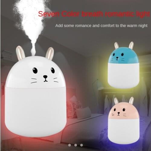Portable Humidifier USB Colorful Light Air Humidifier Mist Maker Aromatherapy Car Purifier Cool Mist Maker Car Accessories