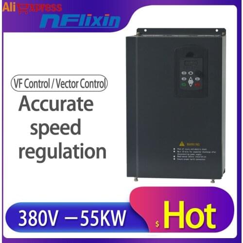 55KW Frequency Converter/3 Phase 380V/110A Frequency Inverter--Free Shipping-V/F control 55KW Frequency inverter/ Vfd 55KW