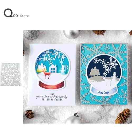 Christmas Metal Cutting Dies for Scrapbooking Mold Cut Stencil Handmade Tools DIY Card Make Mould Model Craft Decoration New
