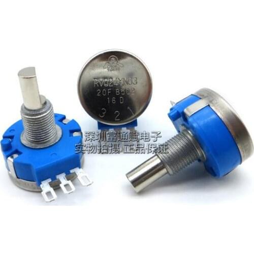 [VK] Japan original game TOCOS long life single potentiometer switch RVQ24YN 03 RVQ24YN03 20F B502 5K B103 10K