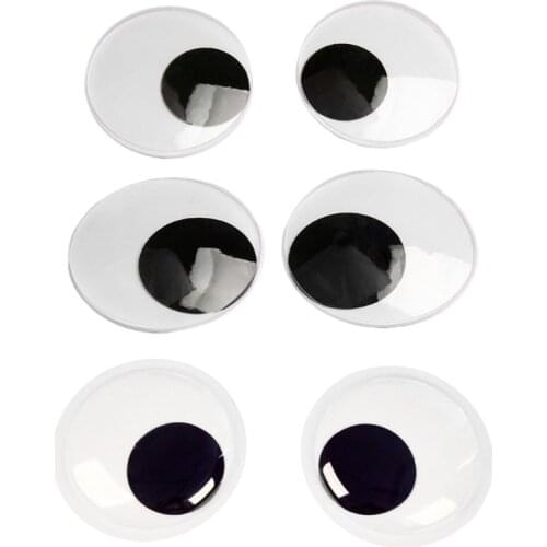 High Quality New Jumbo Self Adhesive Googly Wiggly Eyes 7.5/10/15.4cm for Toys Dolls DIY Accessory Eyeball Refrigerator Door