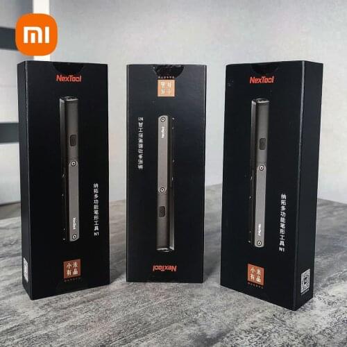 NEXTOOL 3-in-1 EDC Tools Type-C QC Rechargeable Pen Tactical Pocket Flashlight Folding Knife Scissors For Office Outdoor Surviv