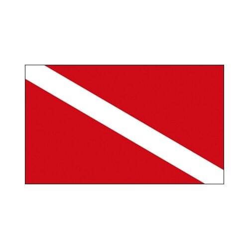 90x150 CM Diving FLAG Kayak Boat Flag Red Diver Down Safety Signal Marker Banner Flag