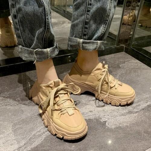 Brand Shoes Sneakers Black Sneakers Women Fashion Baskets femme Sneakers Soft Chunky Sneakers dames White Sneaker Drop Ship