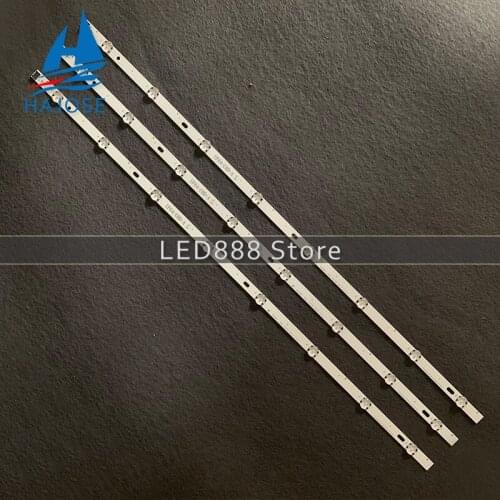 1Set =9pcs Original LG 43UF6400-CA Led backlight 8lamps 850mm for UF64_UHD_A Screen HC430DGG-SLNX1-211X