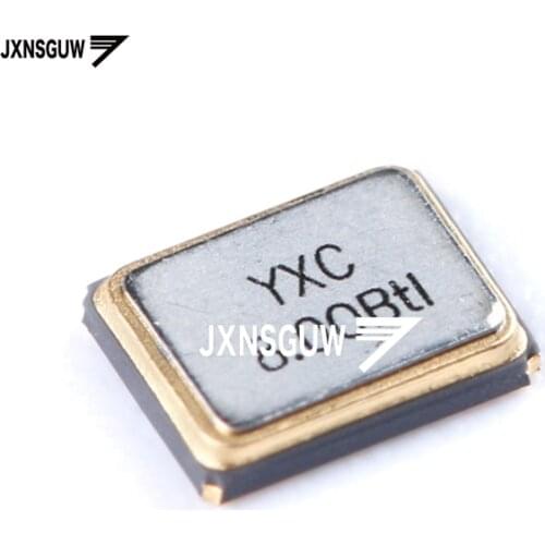 10PCS SMD passive crystal oscillator/YSX321SL 8MHz 10ppm 12pF X32258MOB4SI/3225_4P