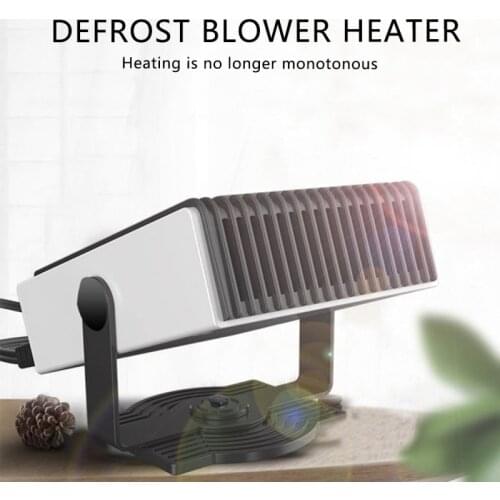 12/24V Car Portable Fan Heater Defogger Air Demister Car Heater Winter Car Interior Cold-proof and Warm Supplies