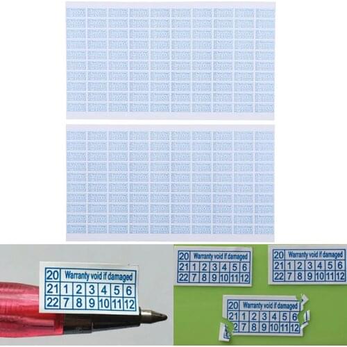 200pcs Warranty Damaged Protection Security Label Sticker Seal Fragile 2020-2022
