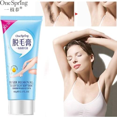 60g Unisex Natural Painless Smooth Permanent Hair Removal Cream Effective Body Hair Remover Depilatory Cream
