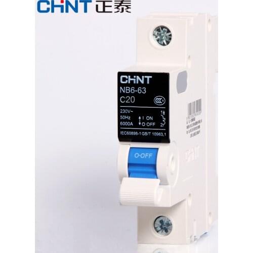 CHINT NB6 DZ47 1P 2P 6-125A Mini Circuit Breaker MCB Air Switch Overload Protection