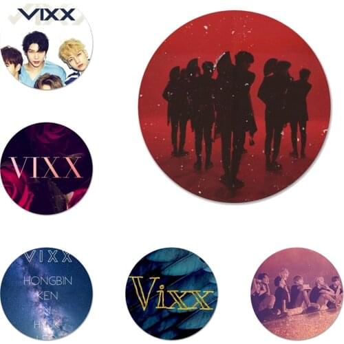 VIXX Kpop hot Cute Badge Brooch Pin Accessories For Clothes Backpack Decoration gift 58mm