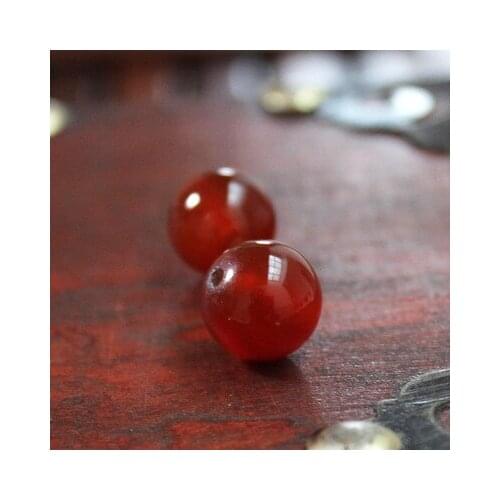 Free shipping 10pcs/lot 12mm red agate buttons Agate jade crystal buttons cheongsam ethnic Chinese wind button silk shirt button