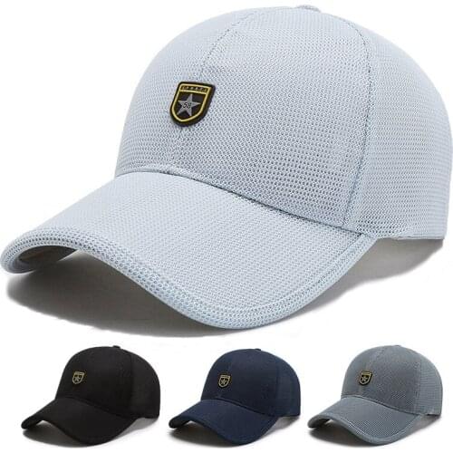 2021New Baseball Caps Fashion Casual Mesh Hat Summer Breathable Casquette Homme Bonnet Men Women Snapback Visera Mujer Gorras