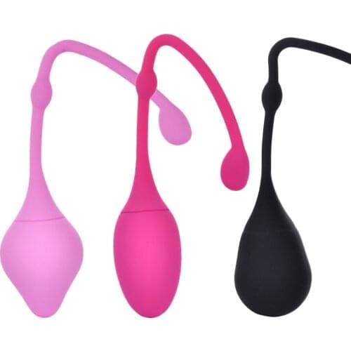 Safe Silicone Kegel Balls Love Ben Wa Ball Vaginal Tighten Exercise Trainer Vibrating Geisha Love Eggs Erotic Sex Toys For Women