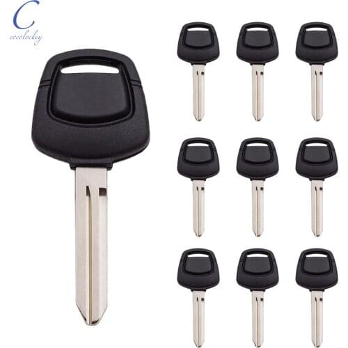 Cocolockey Car Transponder Key Shell Fit for Nissan NI01 NI02 Chip Key Shell Transponder Uncut Blade NO LOGO 10pcs/lots
